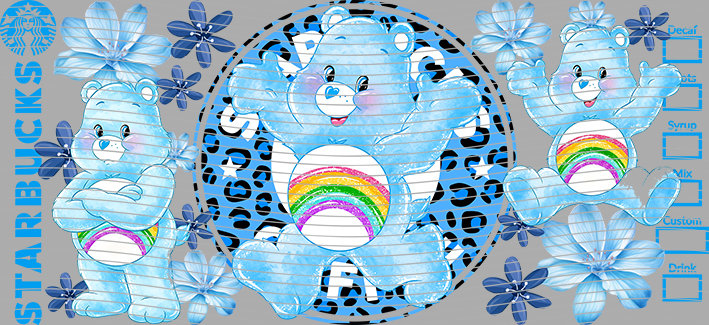 16oz Care Bears-Be-197